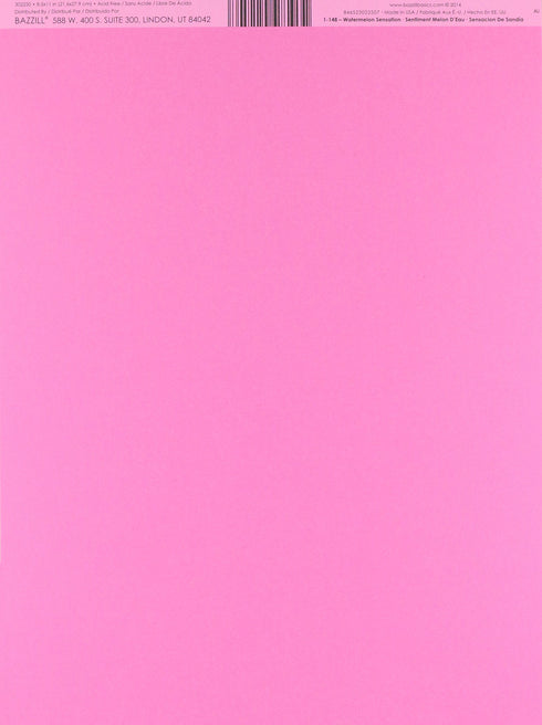 8.5X11 WATERMELON CARDSTOCK